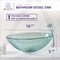 Anzzi Paeva Vessel Sink in Crystal Clear Chipasi with Matching Chrome Faucet LS-AZ8112 - alternate 2